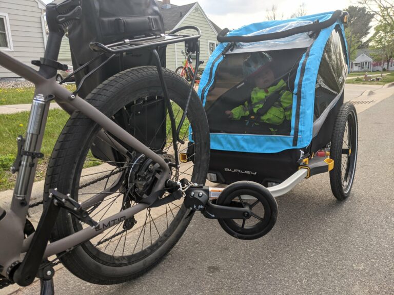 Burley D'Lite X Review Great for Ebikes and Kids! Ebike Escape