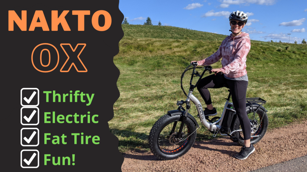 Nakto Ox Review A Folding Fun Fat tire Ebike Escape