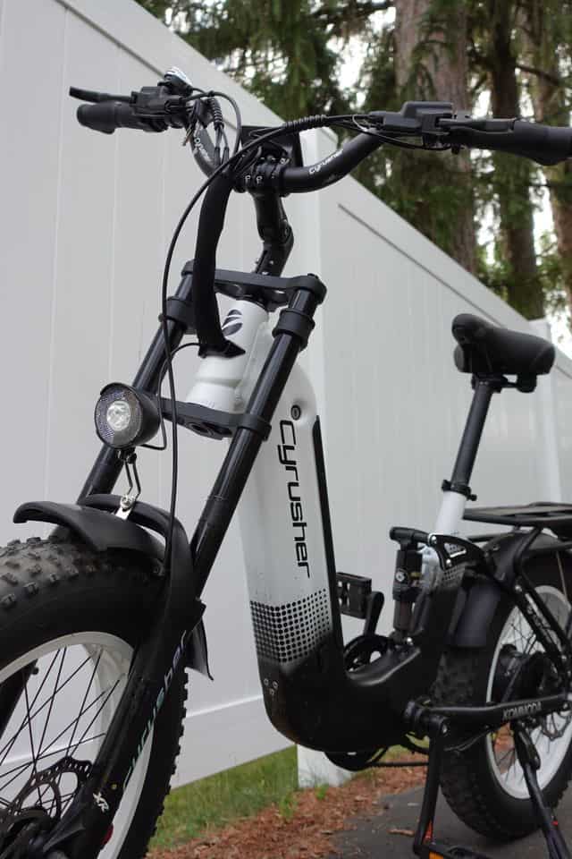 Cyrusher Kommoda Ebike. Step-through electric bike. 50 miles