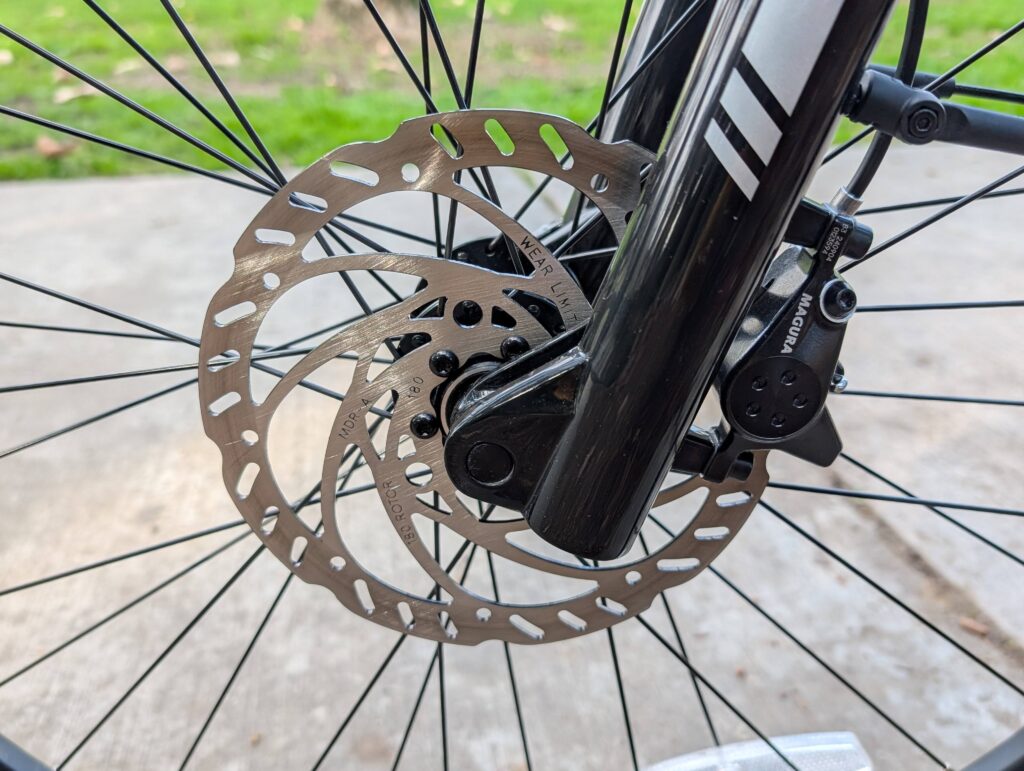 Magura 2-piston Hydraulic Disc Brakes with 180mm rotors