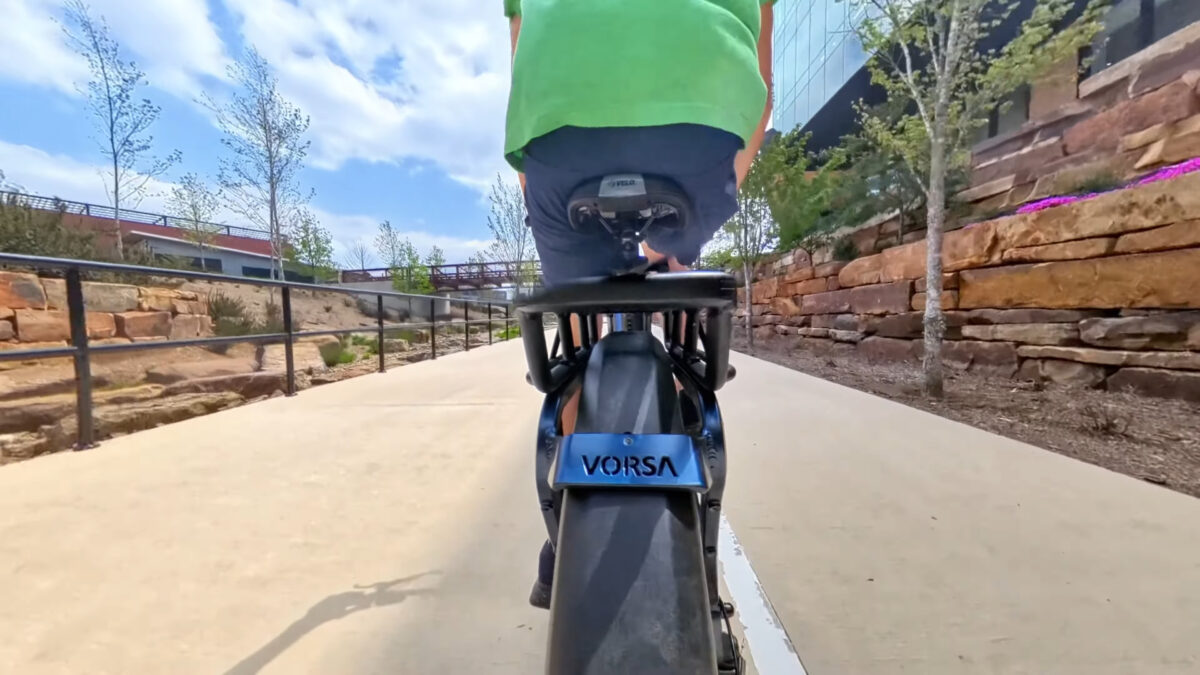 Rear View of the Ride1Up Vorsa