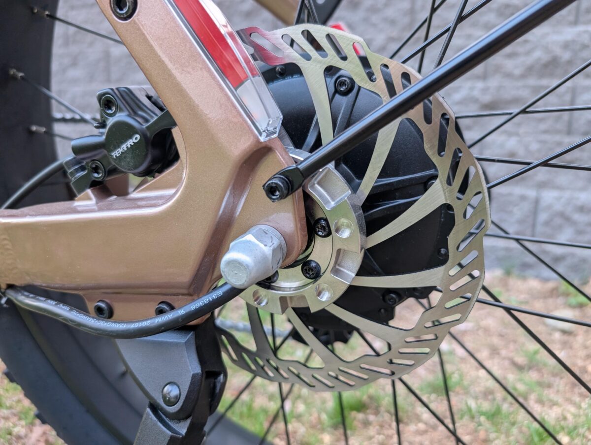 Aventon Aventure 3's Rear Wheel eLock