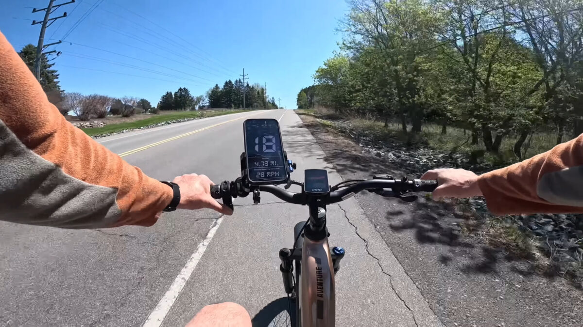 Throttle Only Hill Climb on the Aventon Aventure 3