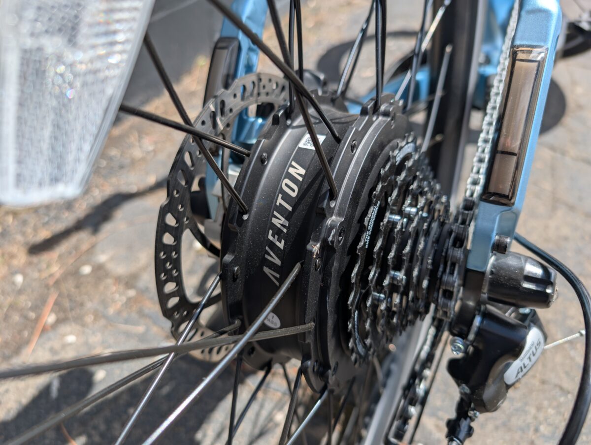 Aventon 500W Motor on the Pace 4