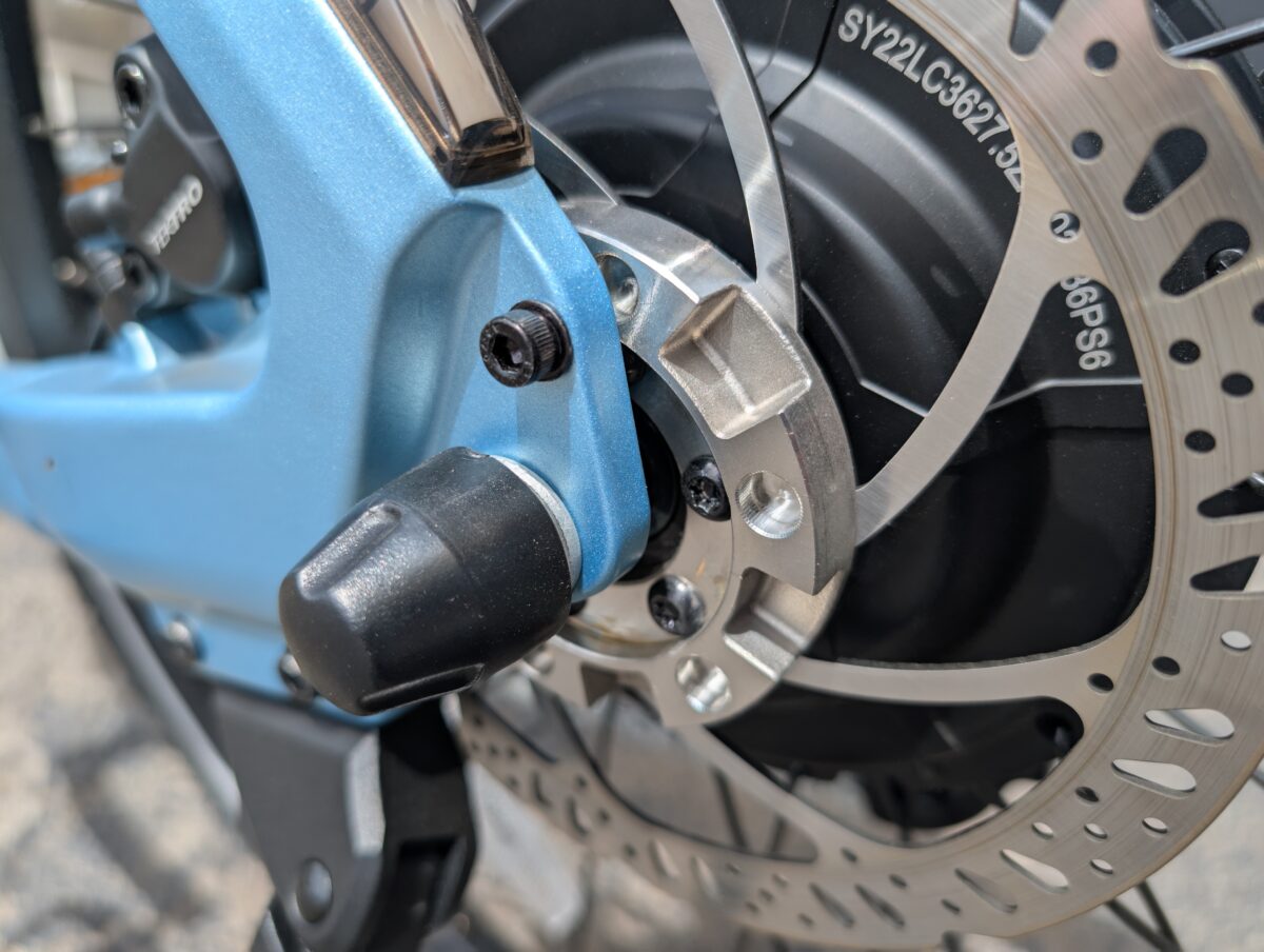 Rear Wheel Lock on the Aventon Pace 4