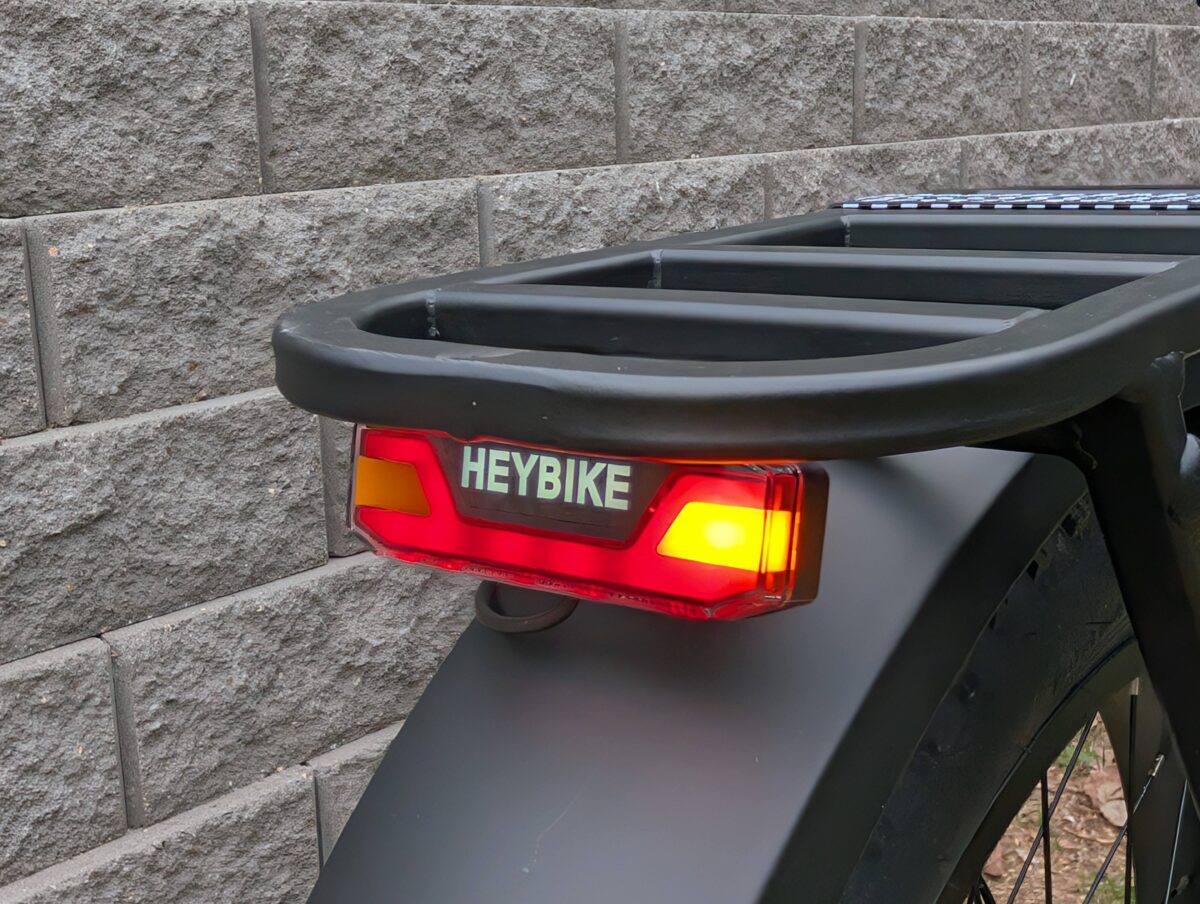 Rear Rack Mounted Taillight, Brakelight, and Turnsignals