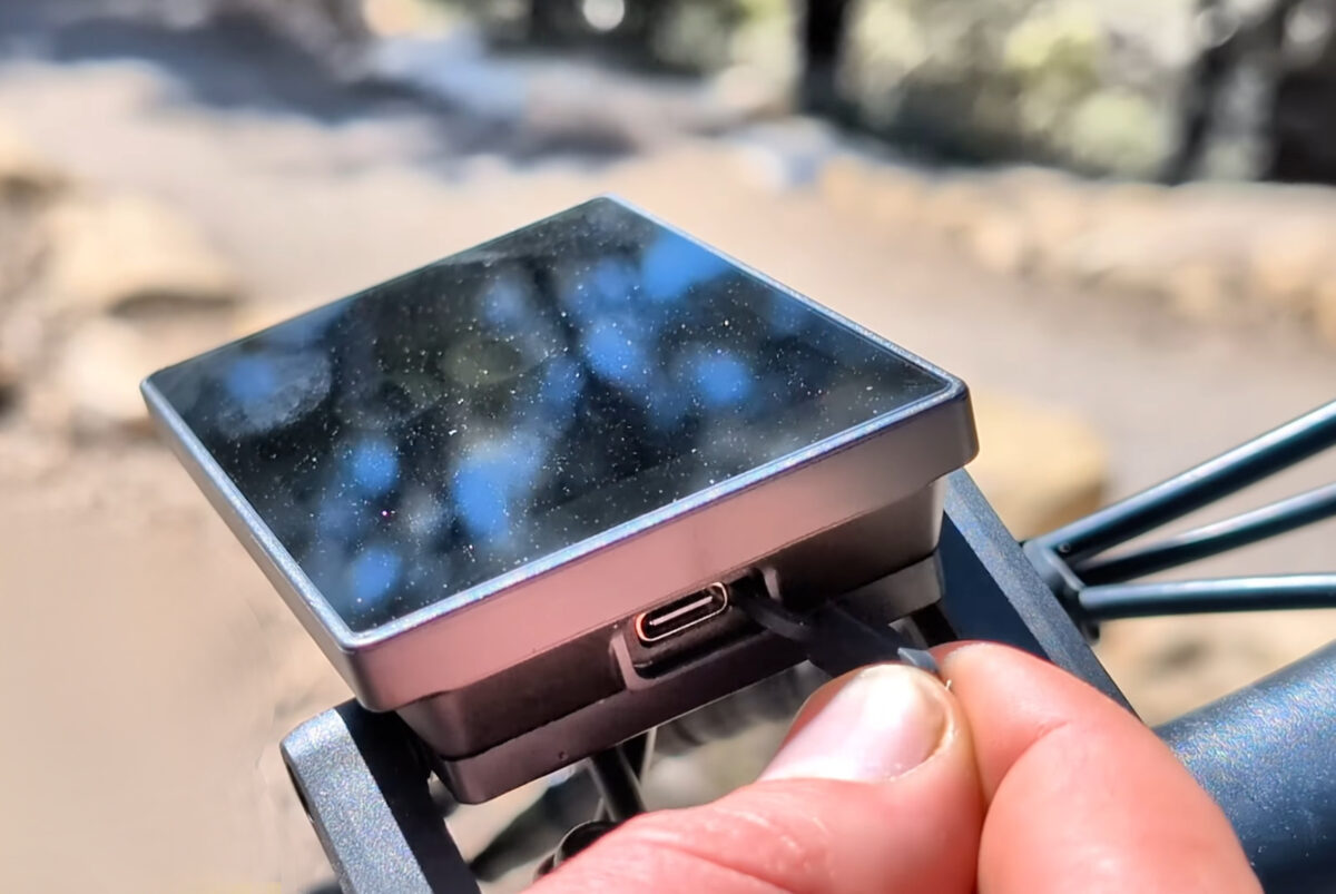 Lectric XP 4 Display USB-C Charging Port