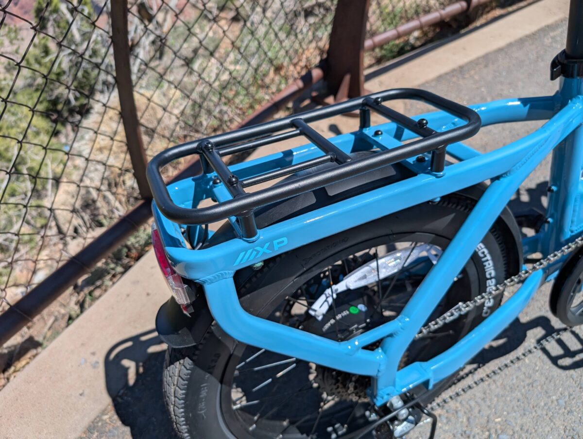 150 lb Capacity LevelUp Rack on the Lectric XP 4