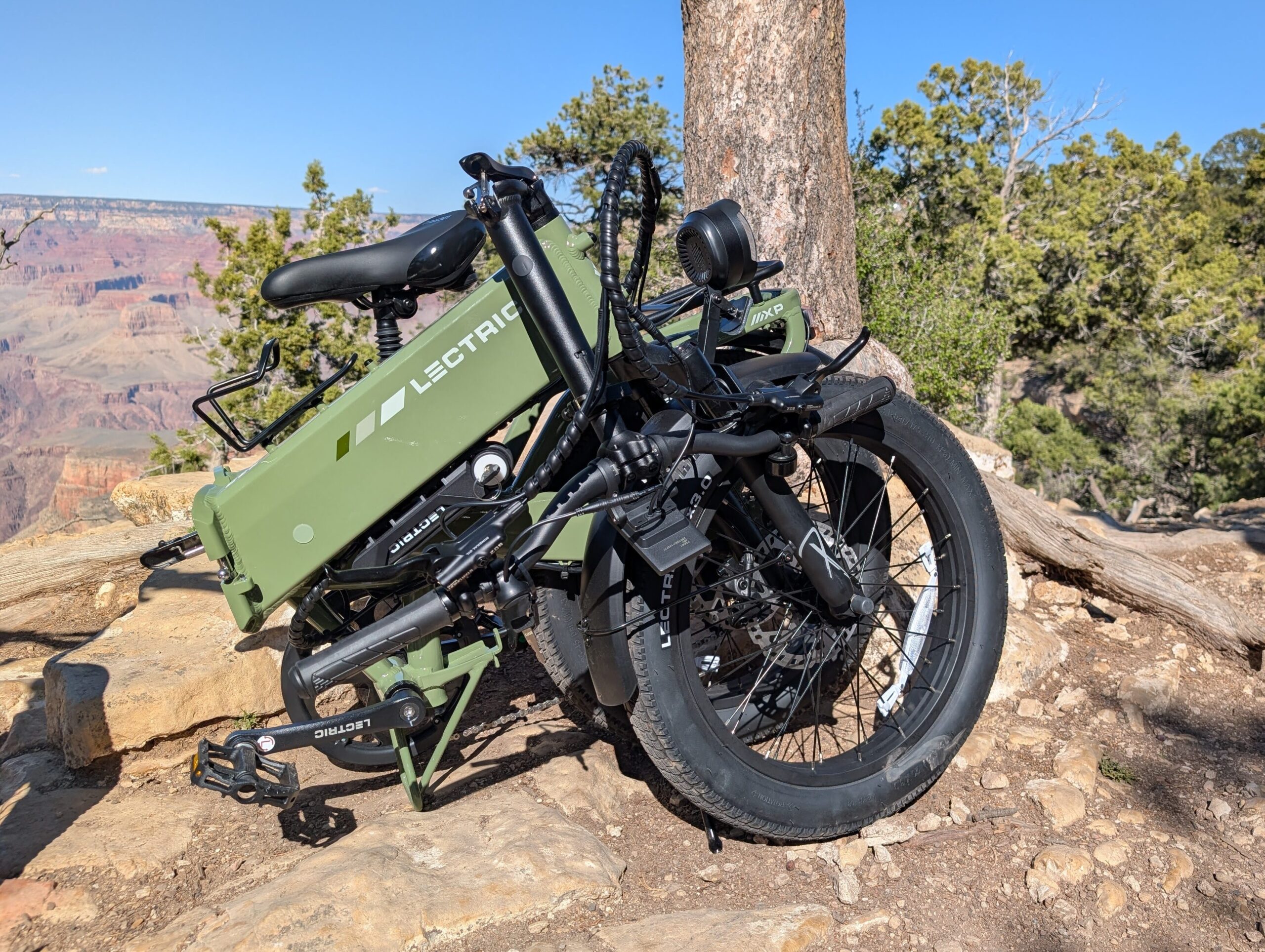 Folded Lectric XP 4 Stand-Over in Pine Green
