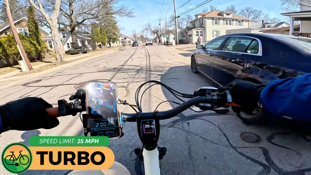 PAS Acceleration to 25 mph on the Urtopia Joy Carbon