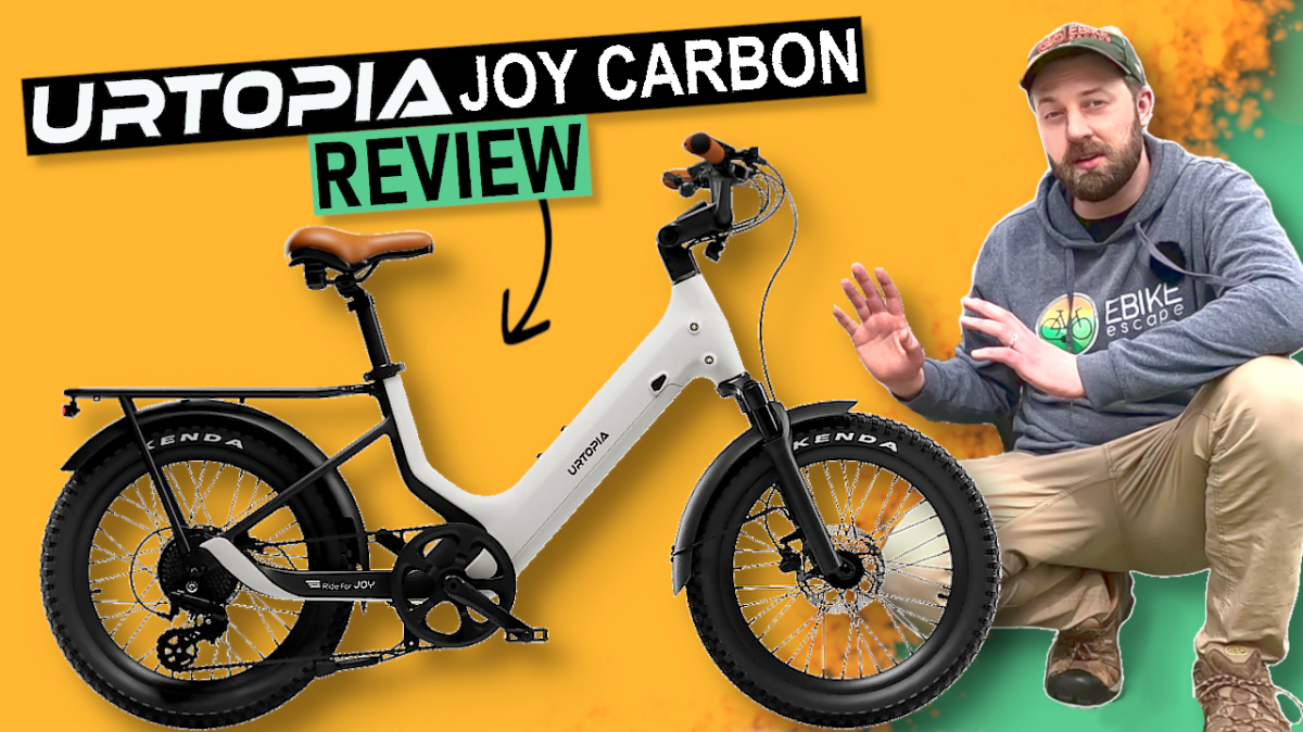 Urtopia Joy Review Carbon Fiber Meets Utility Under 2K! Ebike Escape
