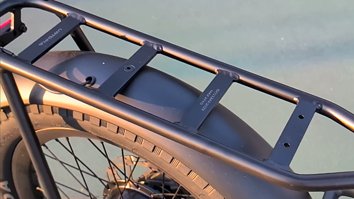 60 lb Capacity Rear Rack on the Urtopia Joy Carbon