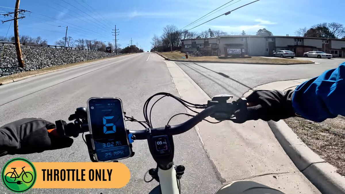 Throttle-only Hill Climb Test on the Urtopia Joy Carbon