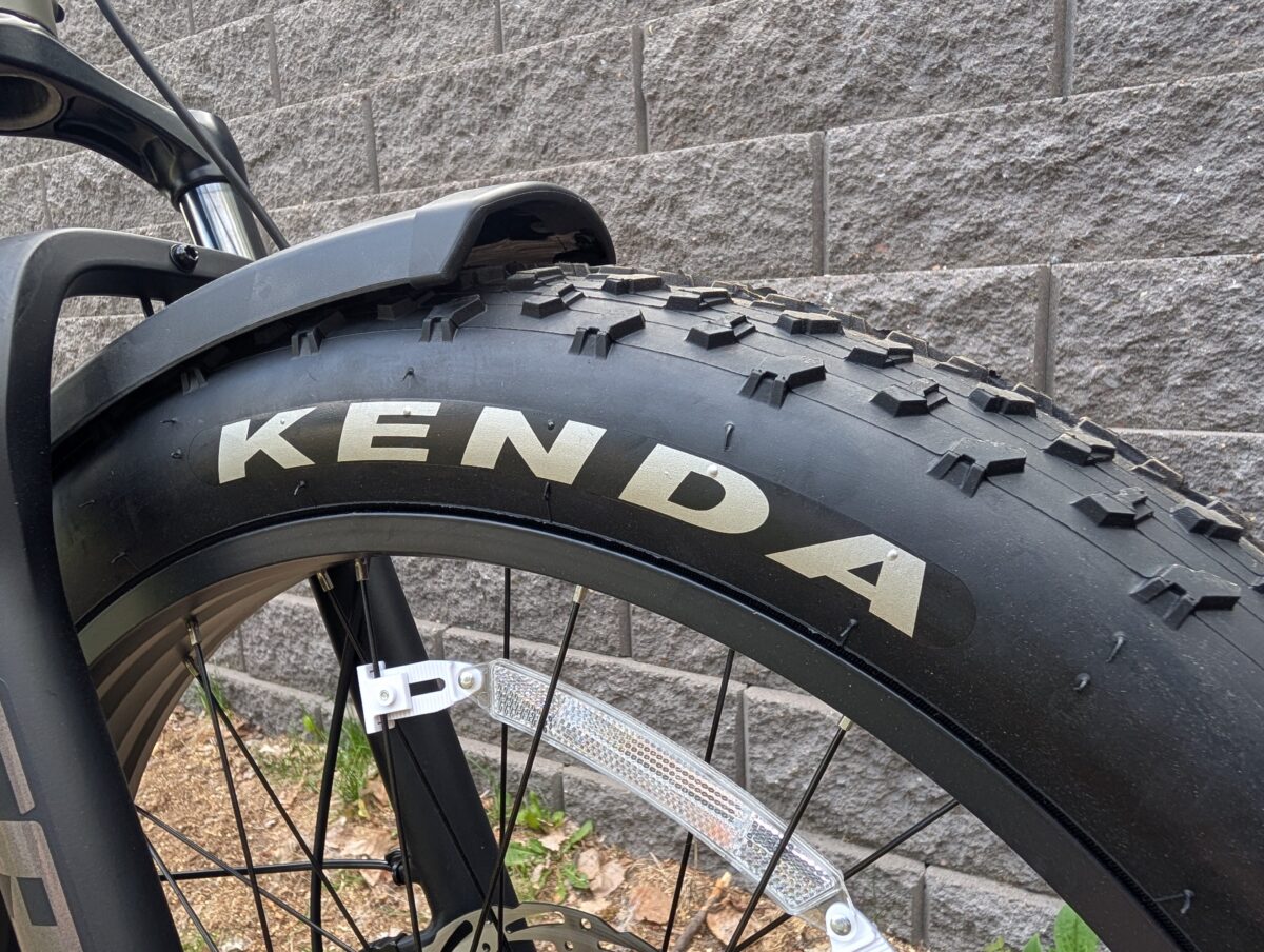 Kenda 26" X 4" All-Terrain Tires on the Velotric Nomad 2X