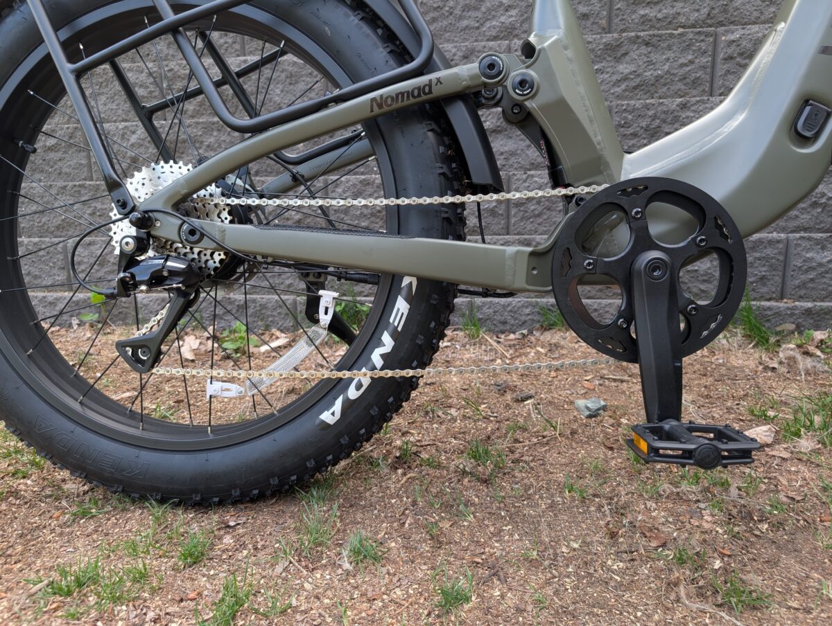 48T Chainring and a 11-40T Cassette on the Velotric Nomad 2X