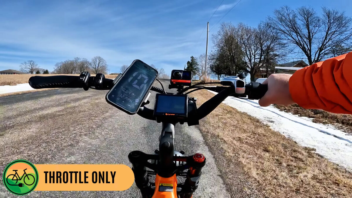 Throttle Only Hill Climb on the Cyrusher Kommoda 2.0