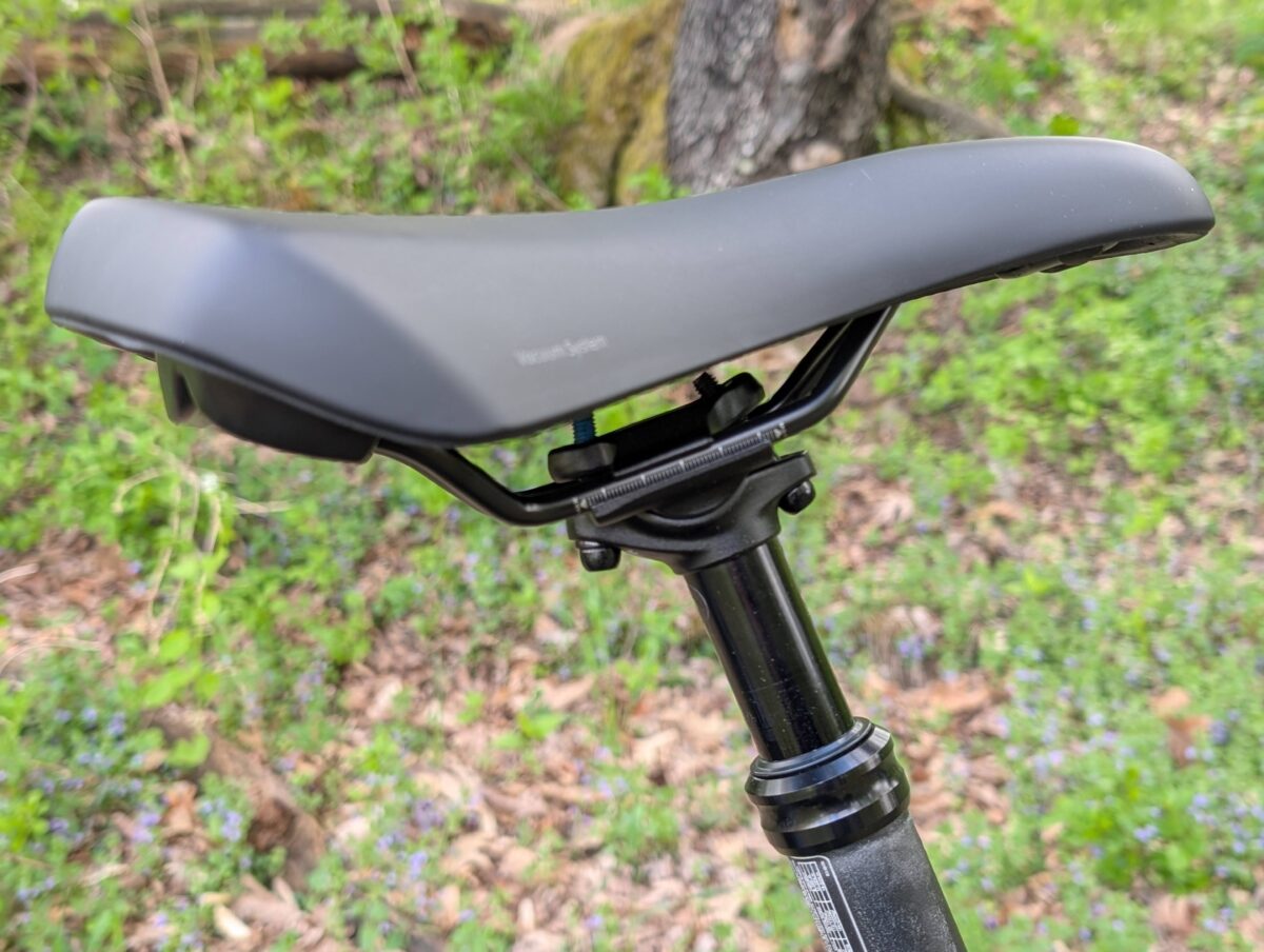 Aventon Suspension Seatpost on the Aventure M