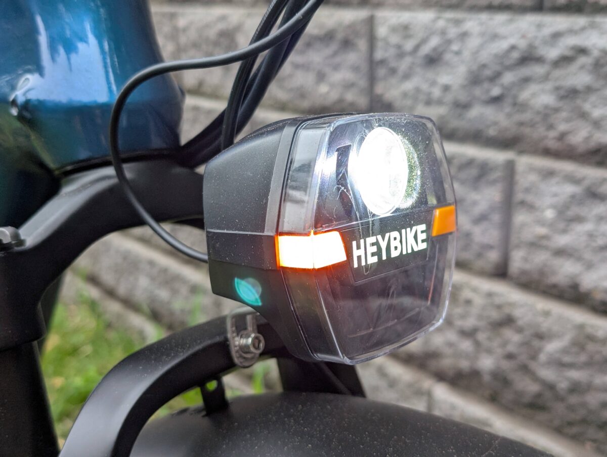 Heybike's Front Light with Turn Signals and Horn