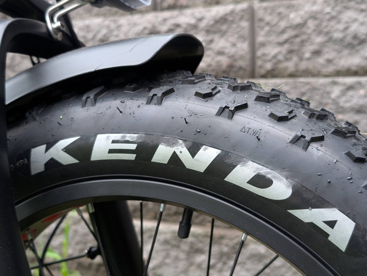 Kenda Krusade 20x4-inch tires on the Heybike Ranger 3.0 Pro