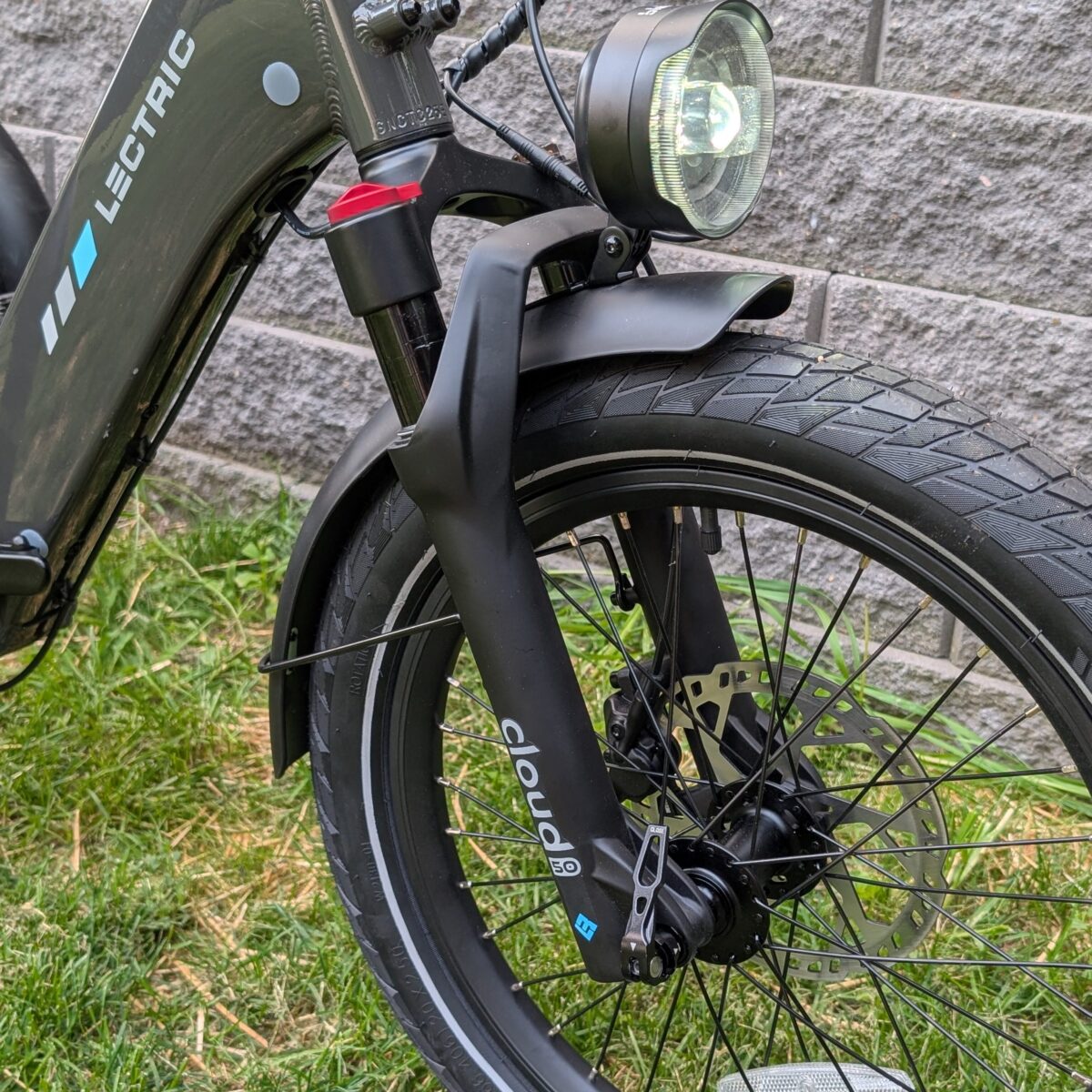 Cloud 50 Suspension Fork on the Lectric XP Trike 2