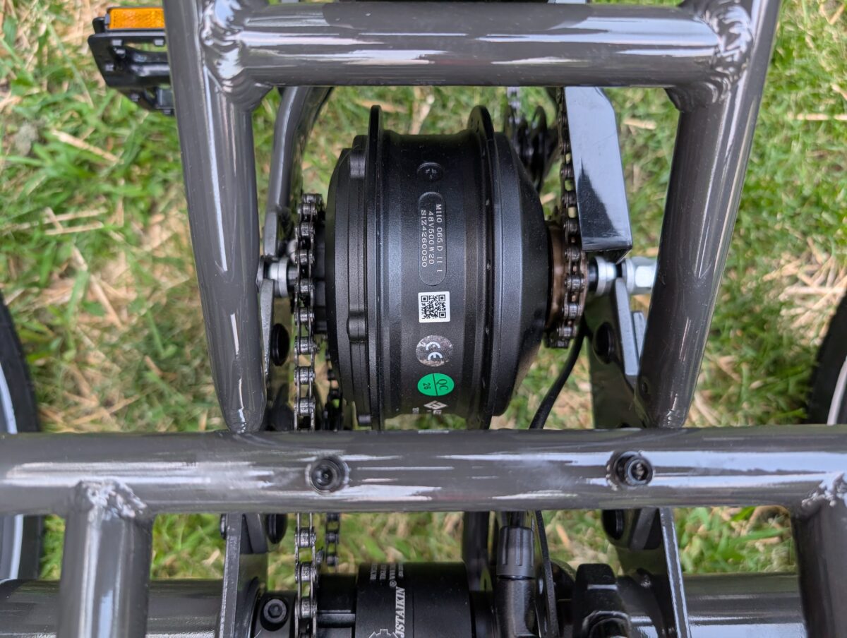 Lectric M24 Stealth 500W Rear Hub Motor on the XP Trike 2