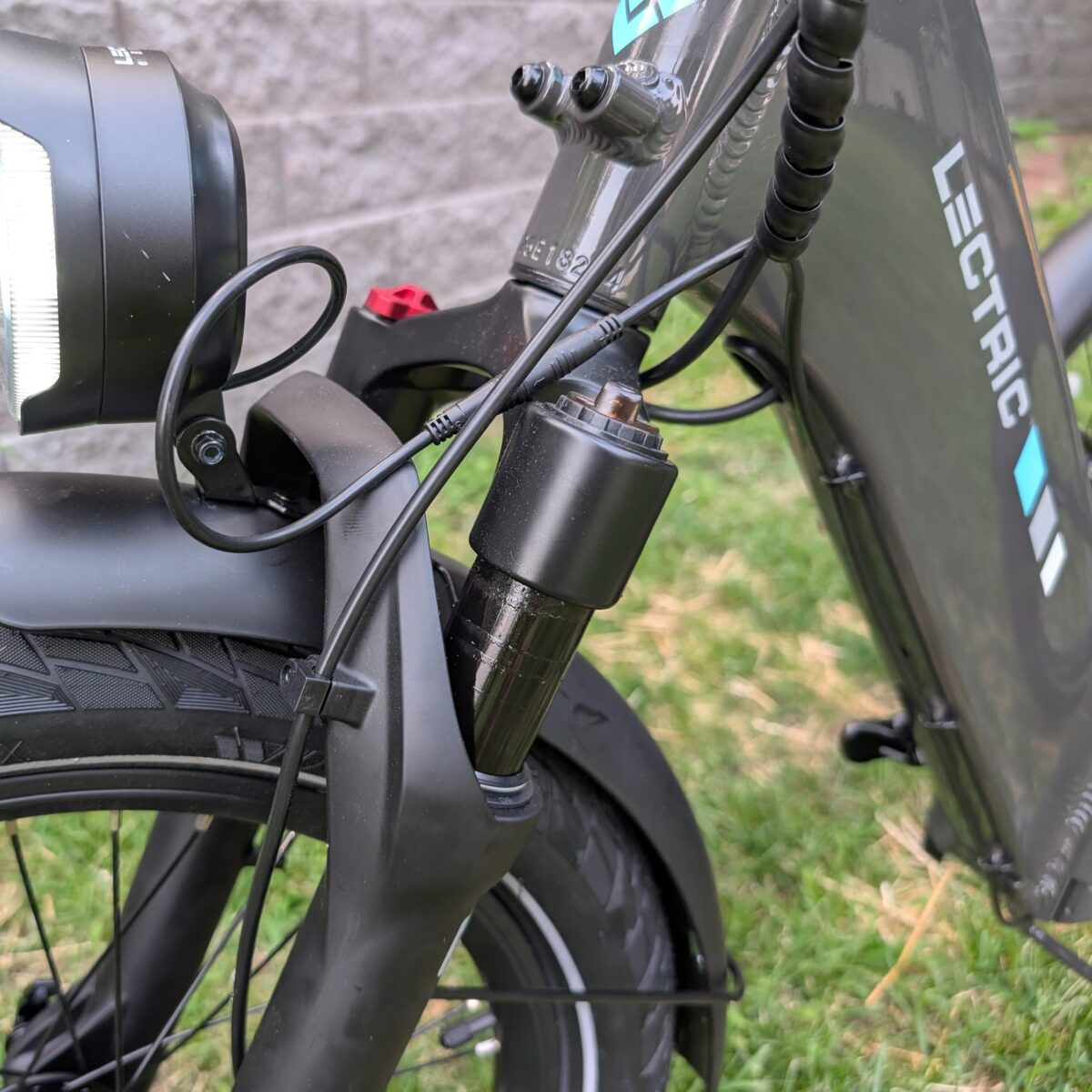 Preload Adjustment on the Suspension Fork of the Lectric XP Trike 2