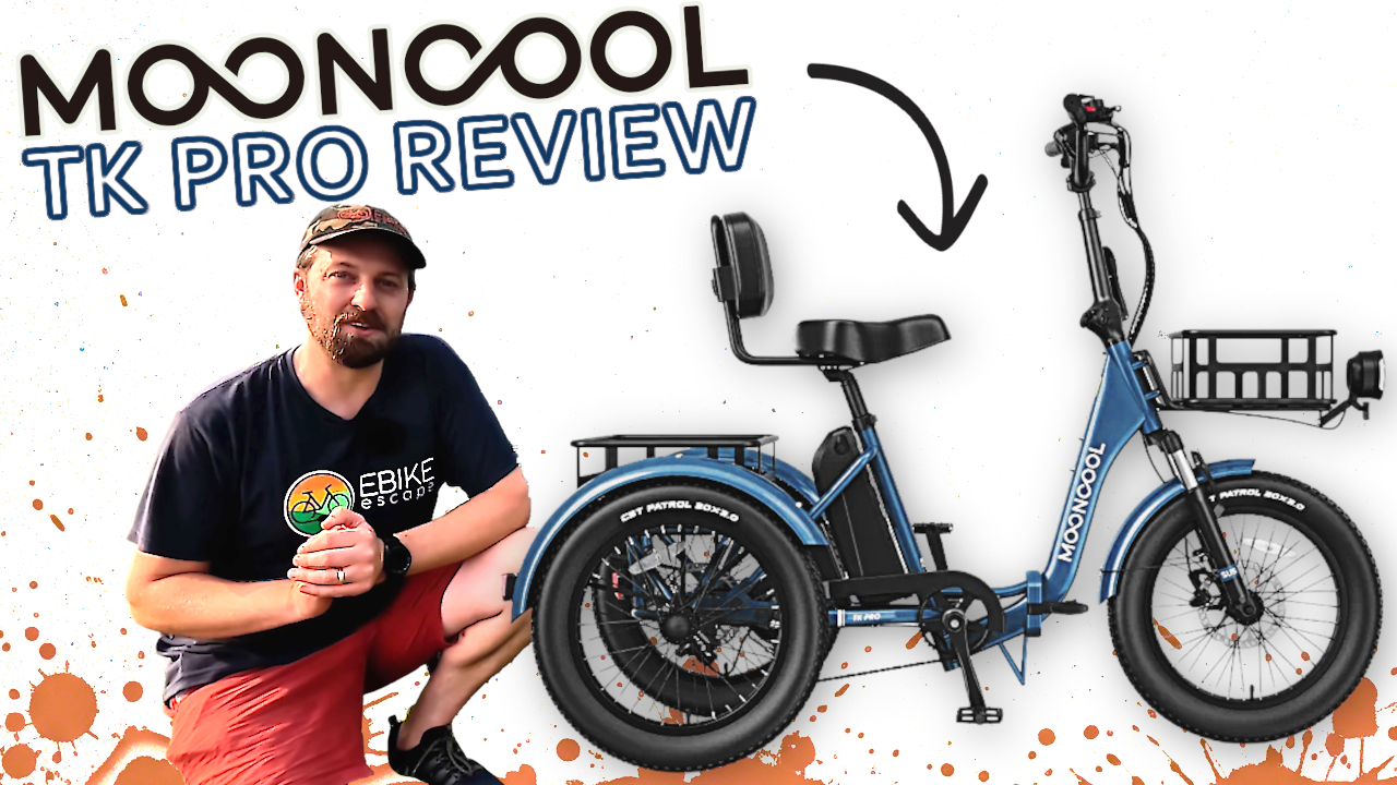 The Mooncool TK Pro electric trike