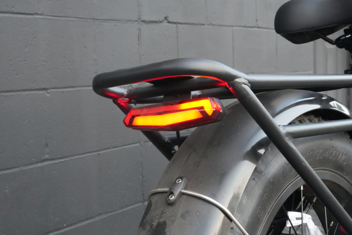Taillight on the Heybike Mars 3.0