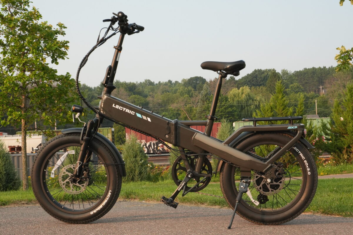 Zero-degree Stem Angle on the Lectric XP 4 500W Step-Over