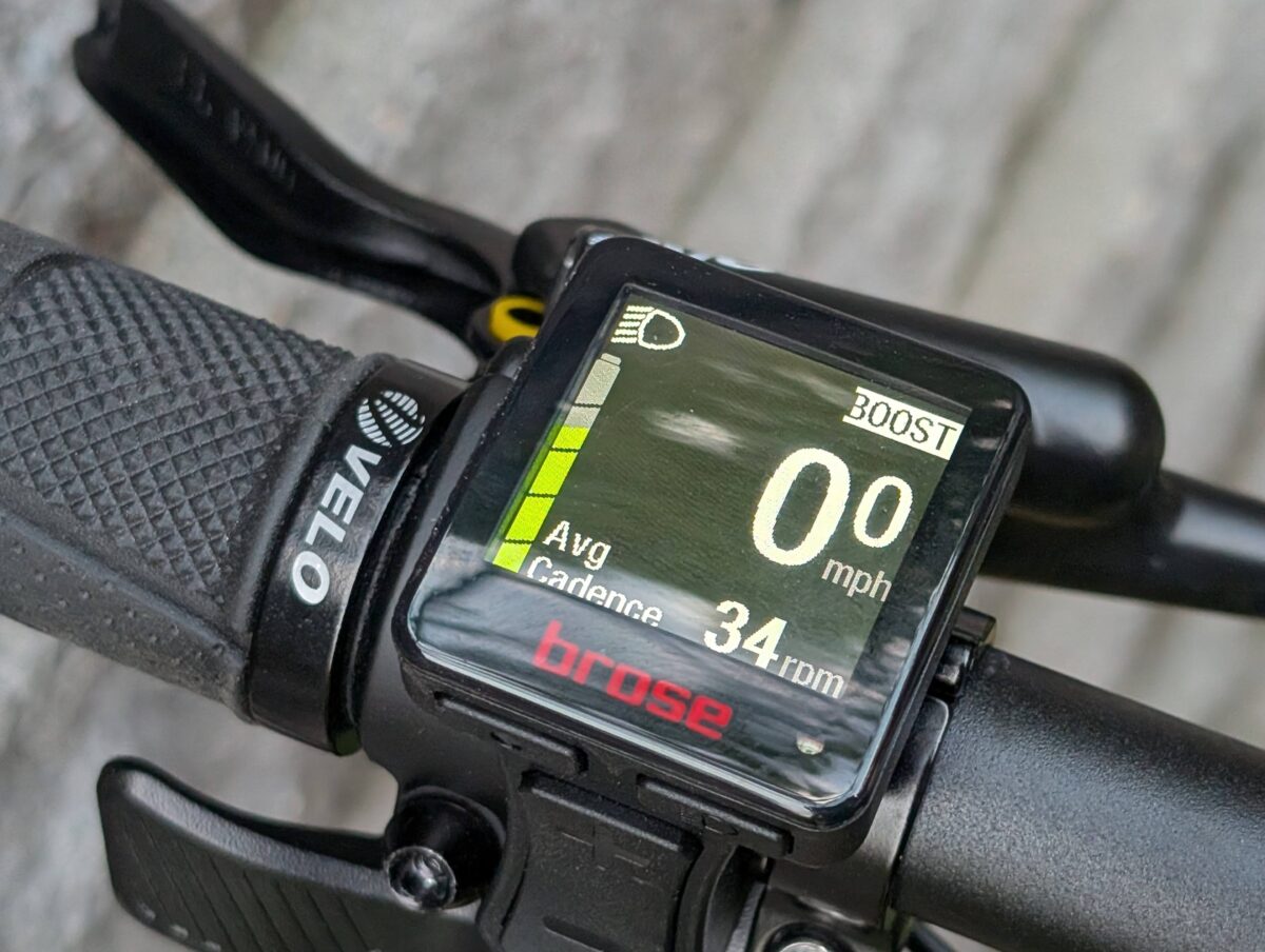Brose Allround Display on the Ride1Up TrailRush