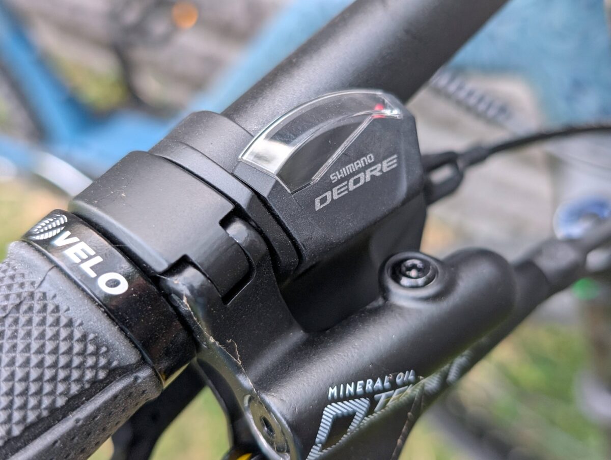 Shimano Deore Rapidfire Trigger Shifter on the Ride1Up TrailRush
