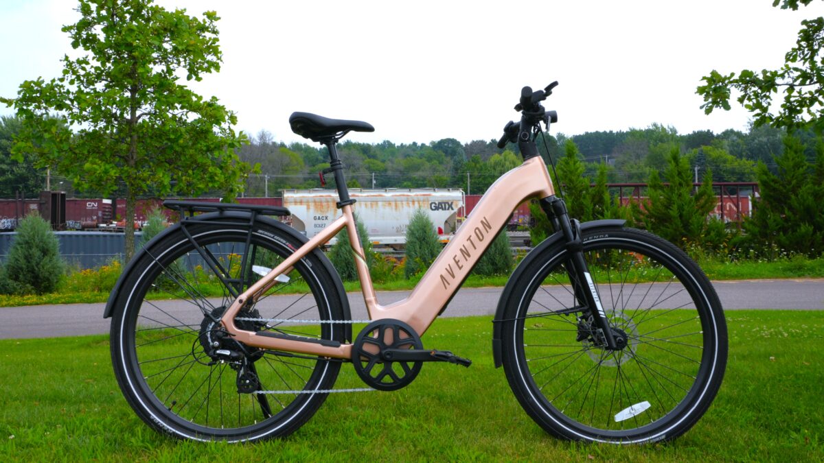 Aventon Level 3 Step-Thru in Sandstone