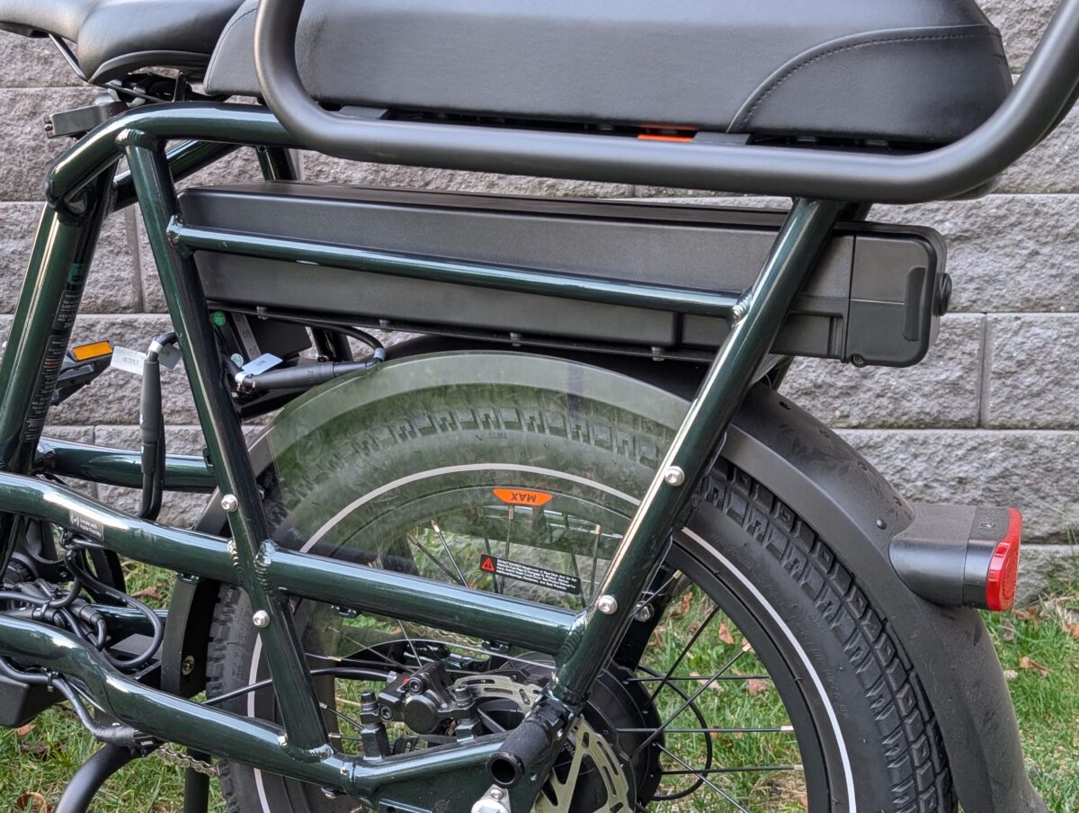 The RadRunner Max with the optional range extender battery