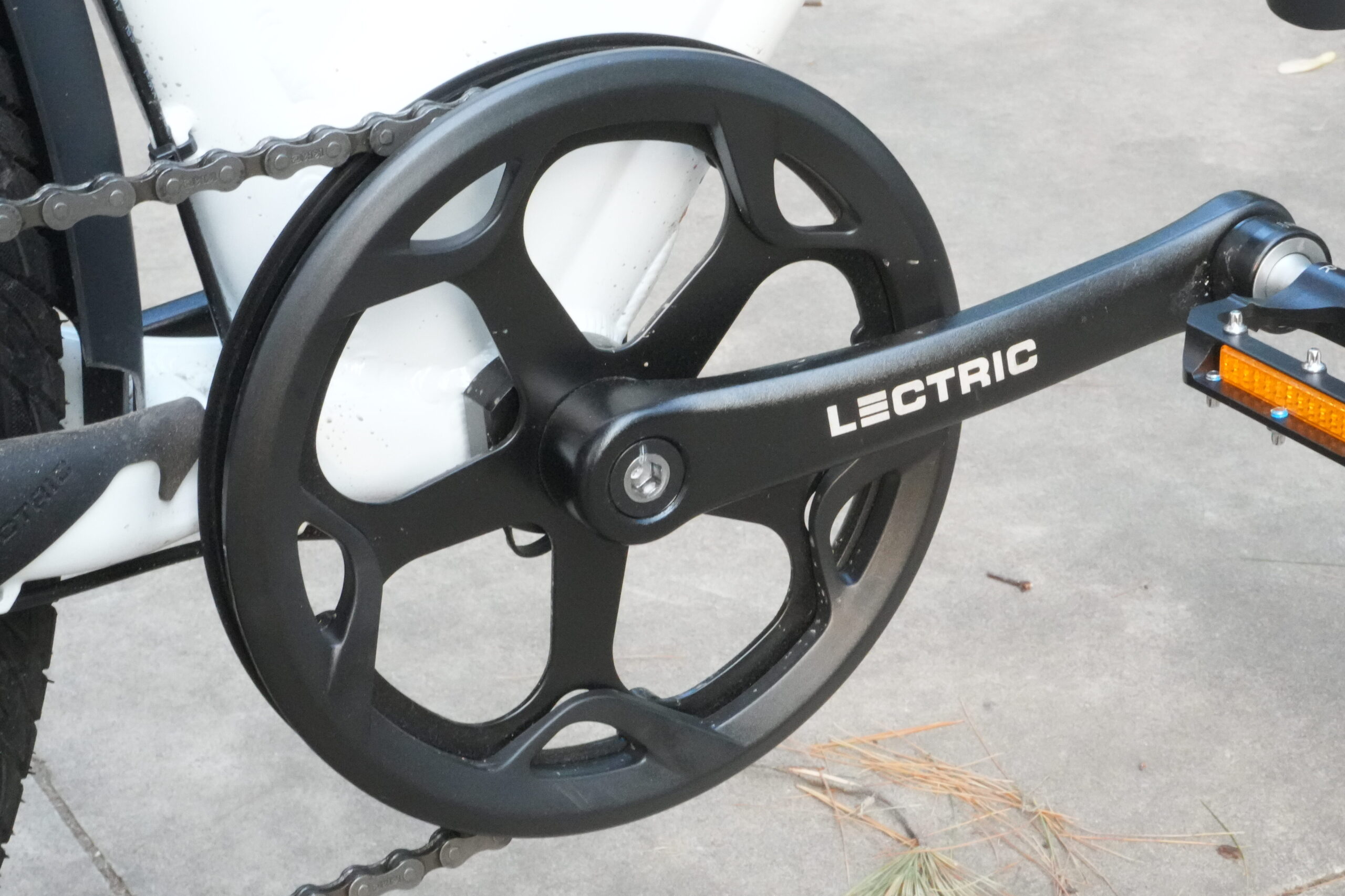 46 Tooth Chainring on the Lectric XPress