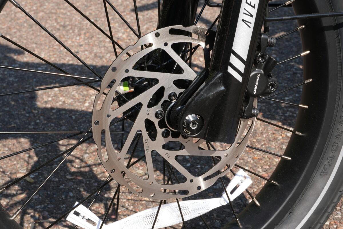 Aventon Abound LR Tektro Hydraulic Disc Brakes 180mm Rotors
