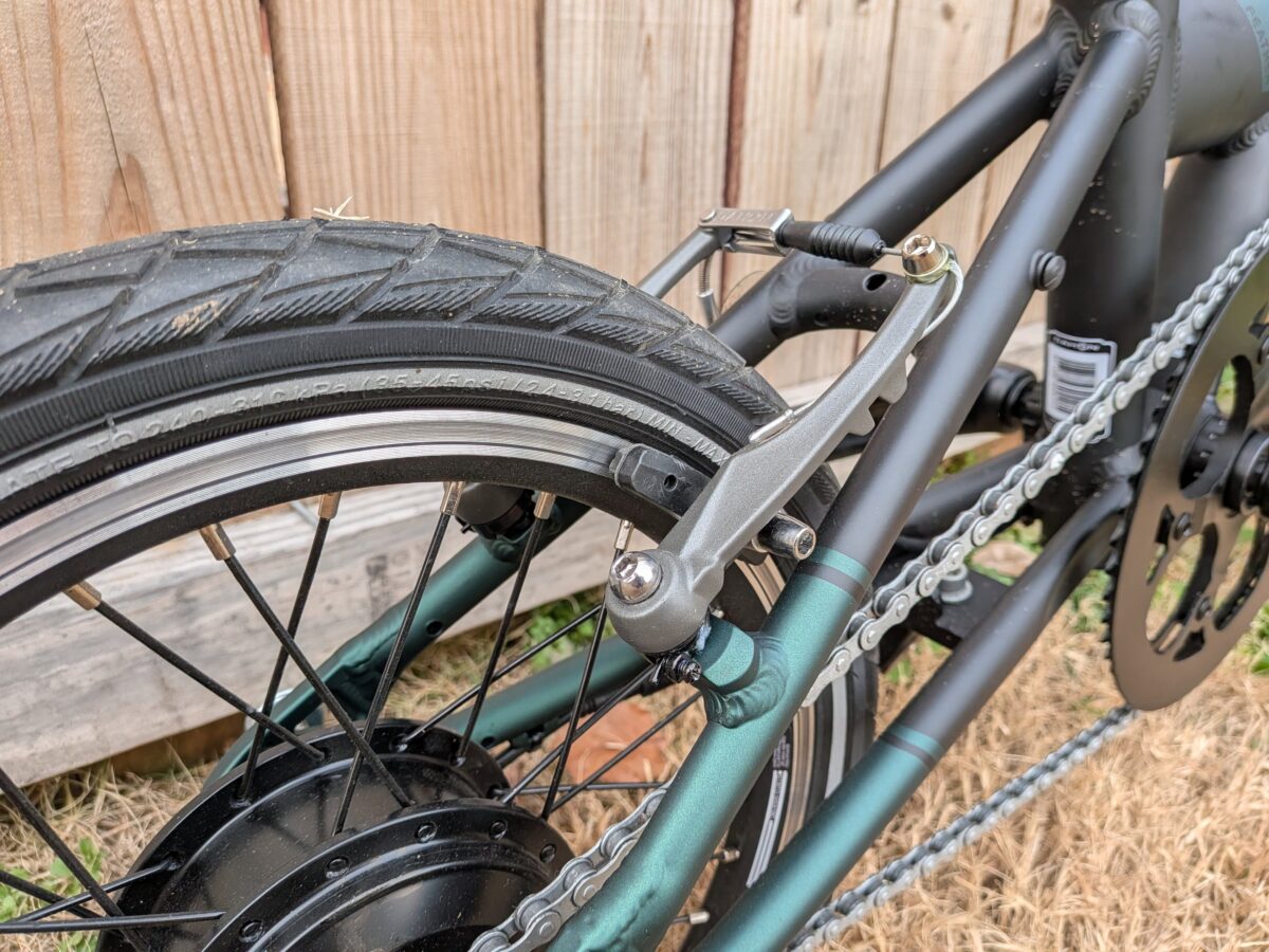 Rear V-Brake on the Dahon K-Feather