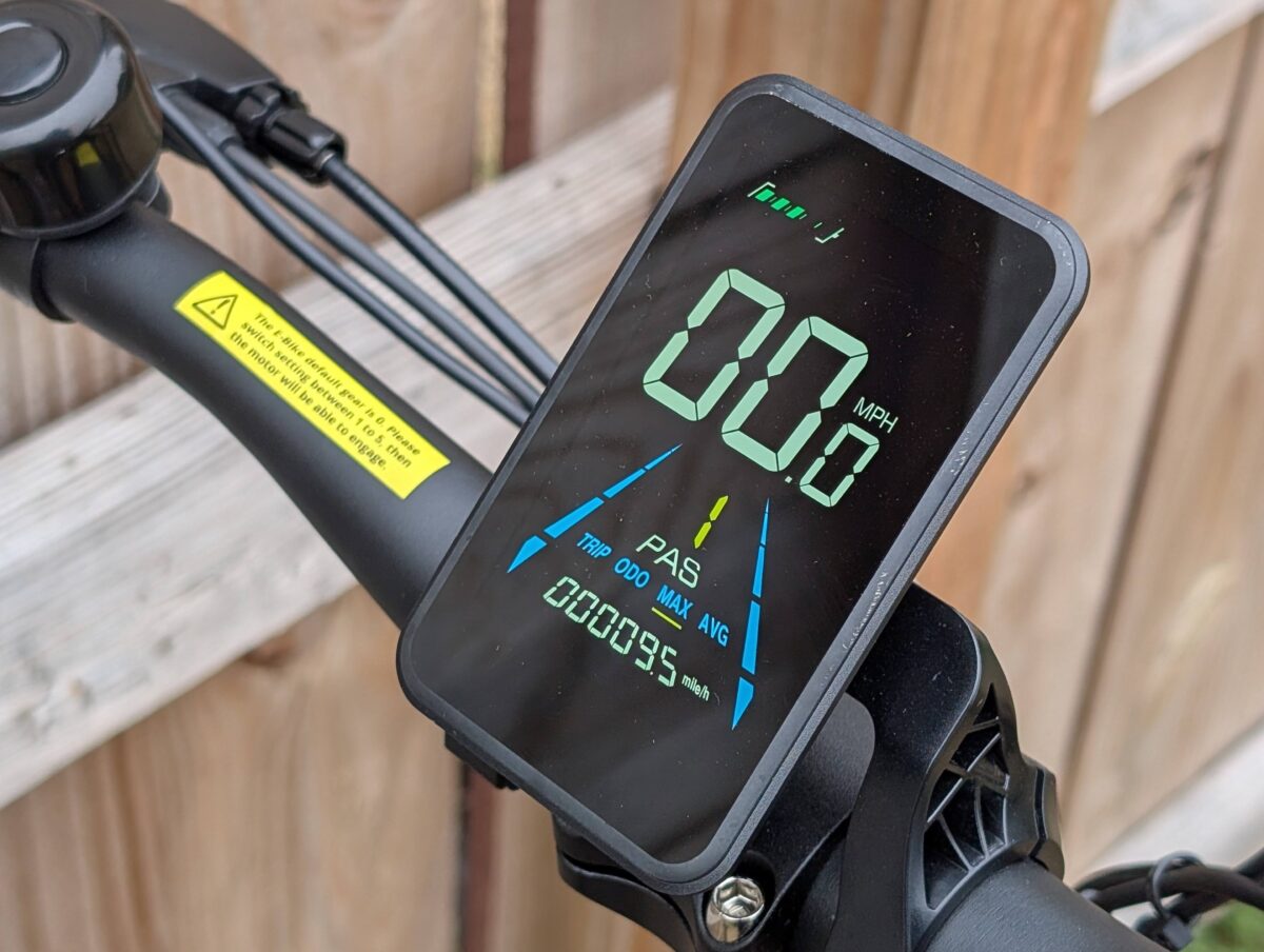 GOTRAX eFold Review Color LCD Display