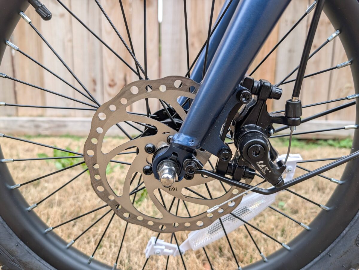 Mechanical Disc Brakes with 160mm Rotors GOTRAX eFold Review