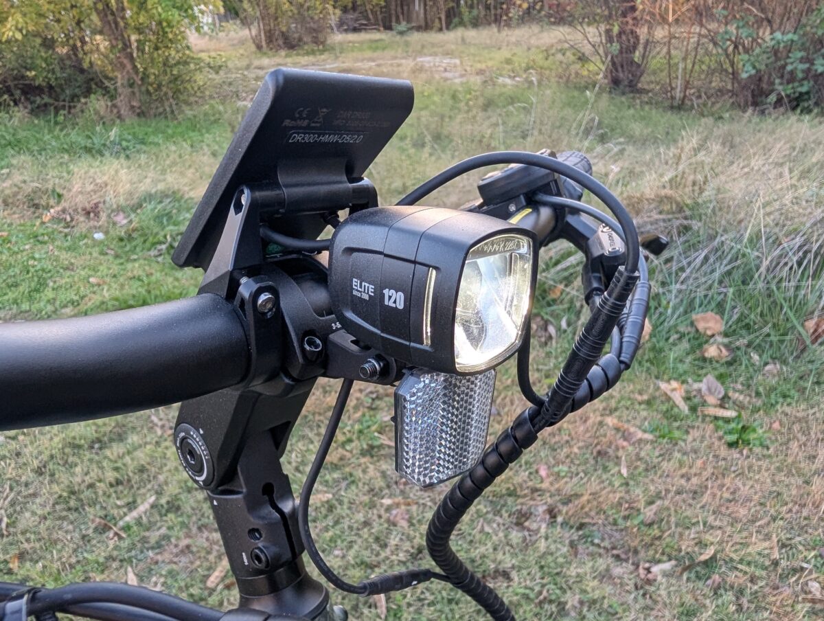 120 Lux Headlight on the Himiway D5 2.0