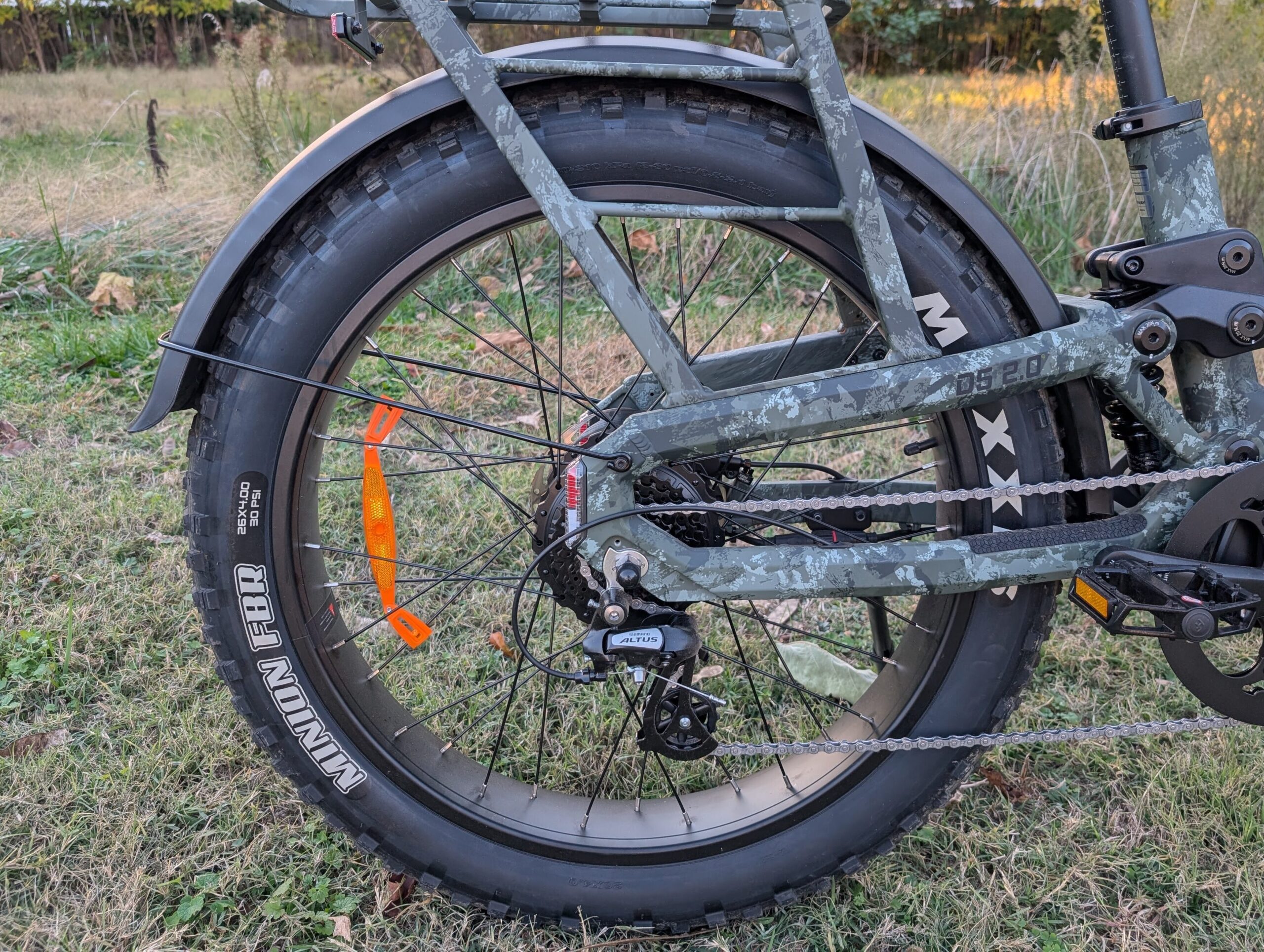 Maxxis FBR 20 x 4-inch Fat Tire on the Himiway D5 2.0