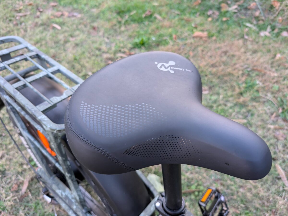 Memory Foam Saddle on the Himiway D5 2.0