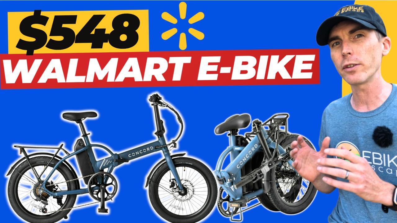 Walmart Concord Urbanfold folding electric bike