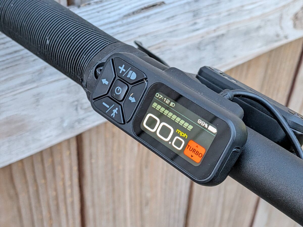 Aventon BC147 Display on the Aventon Soltera 3 ADV