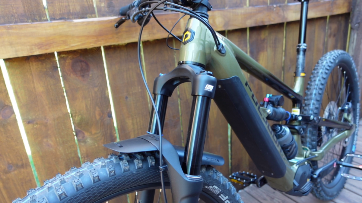 Polygon Siskiu T7E Front SR Suntour Aion 35 Boost Air Suspension Fork