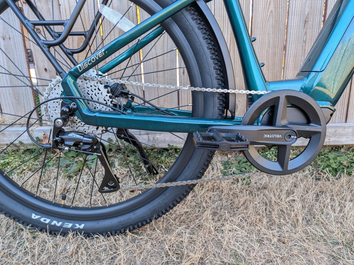 Drivetrain on the Velotric Discover 3