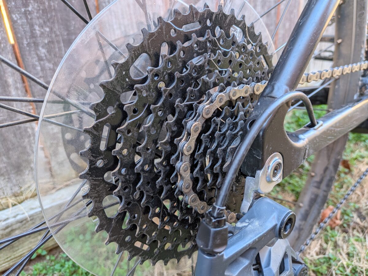microSHIFT 11-48T Cassette on the Ozark Trail G.2 Rebel+