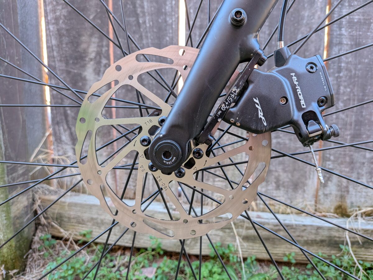 TRP Cable-Actuated Hydraulic Disc Brakes on the Ozark Trail G.2 Rebel+