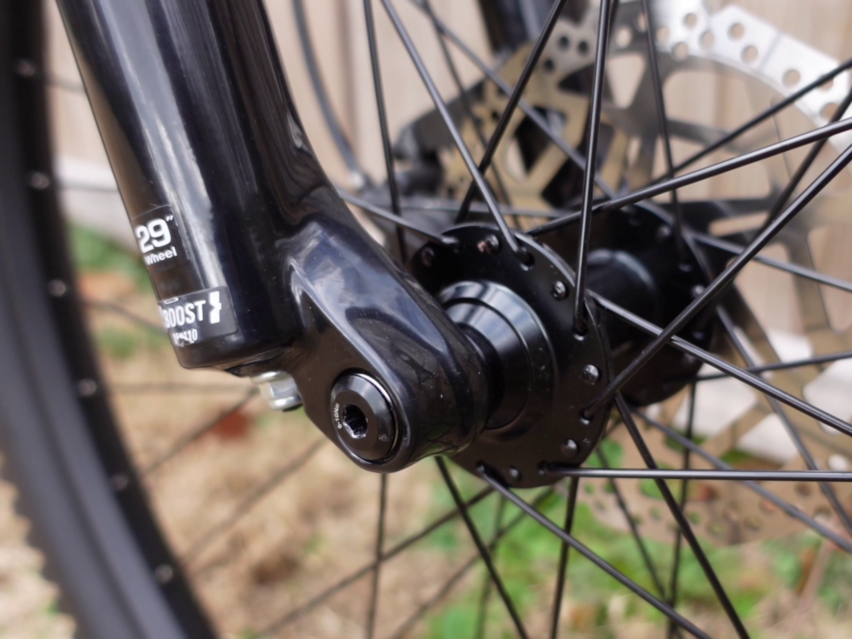 Boost Spacing on the SR Suntour XCM34 Suspension Fork 120mm Walmart Ozark Trail M.2 Ridge+