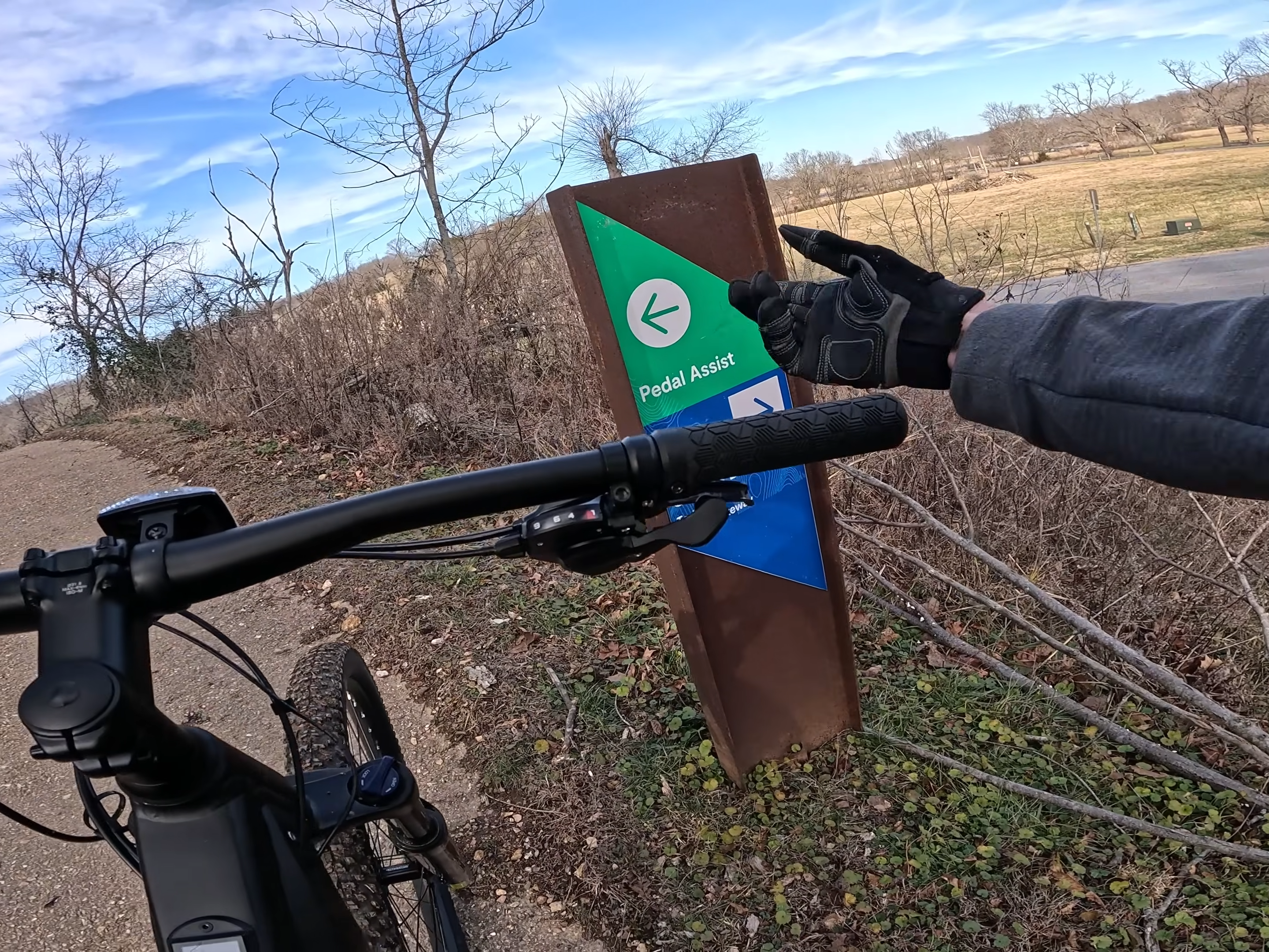 Heading Up "Pedal Assist" trail on the Ozark Trail M.2 Ridge+