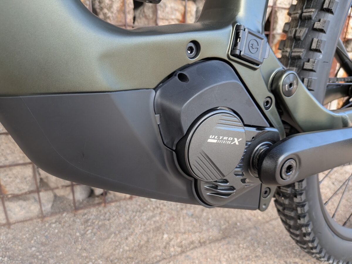 Aventon Ultro X Mid-Drive Motor on the Aventon Current